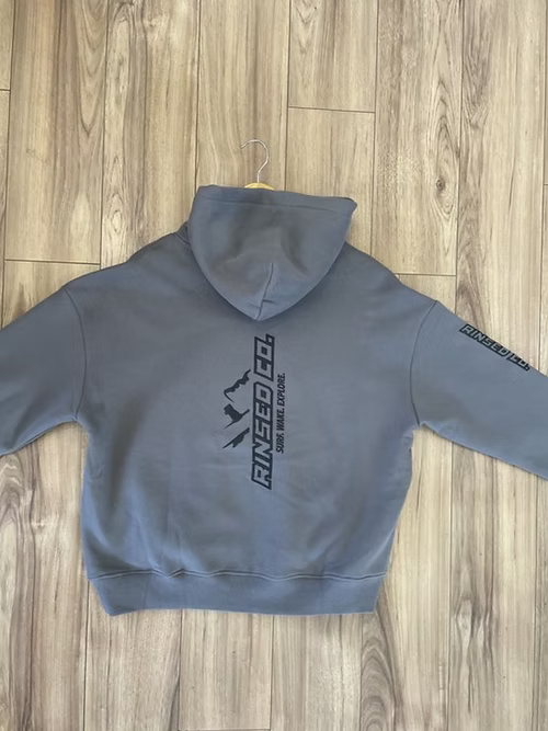 Rinsed Hoodie Slate Grey