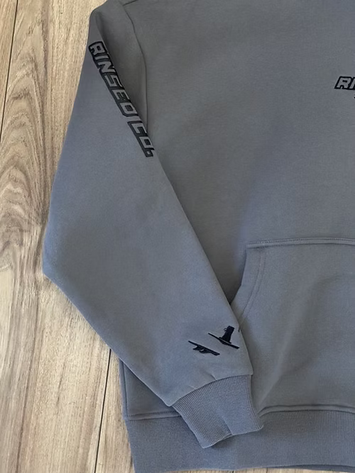 Rinsed Hoodie Slate Grey