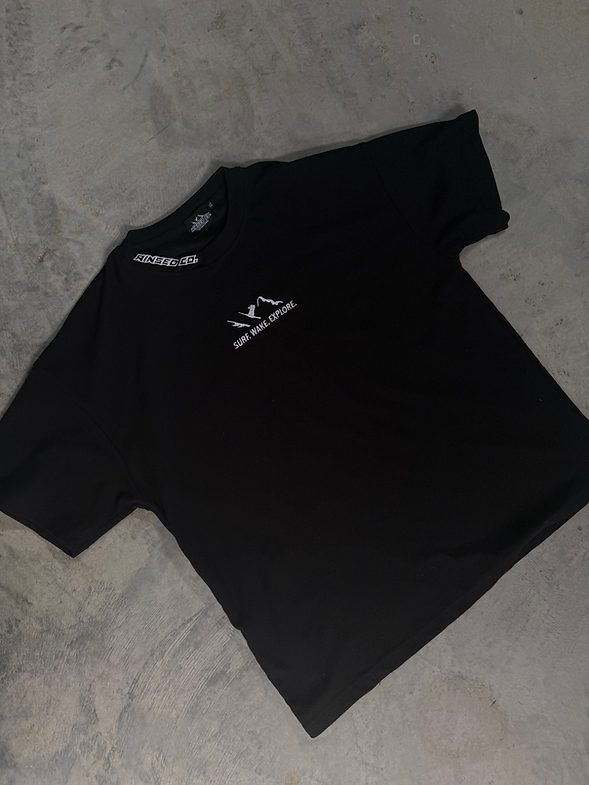 Waffle Print Heavy Rinsed Tees