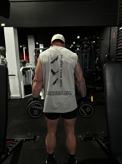 Rinsed tank moonlight grey