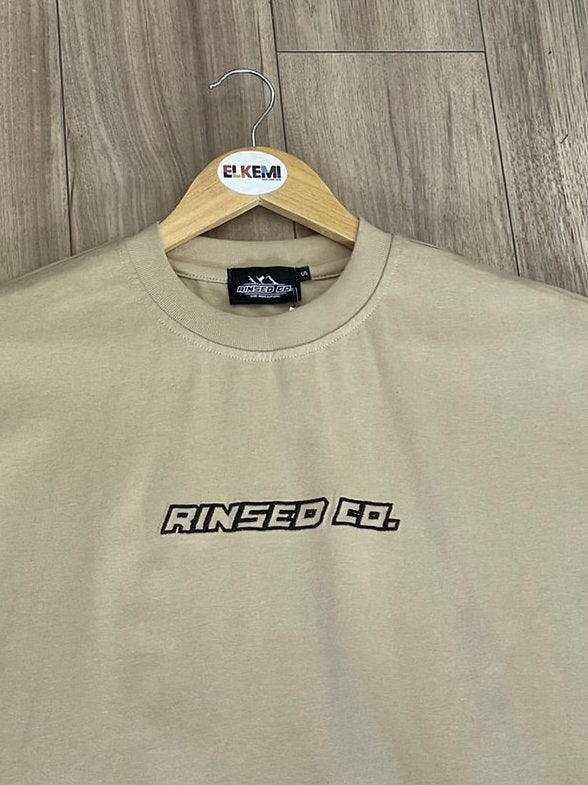 Rinsed Skeleton Tee Sand