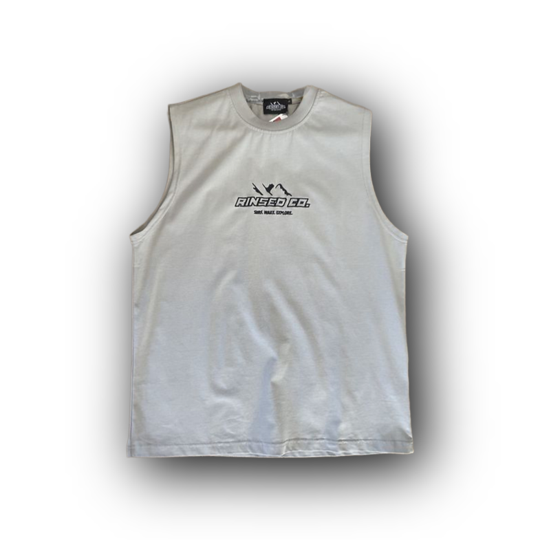 Rinsed tank moonlight grey