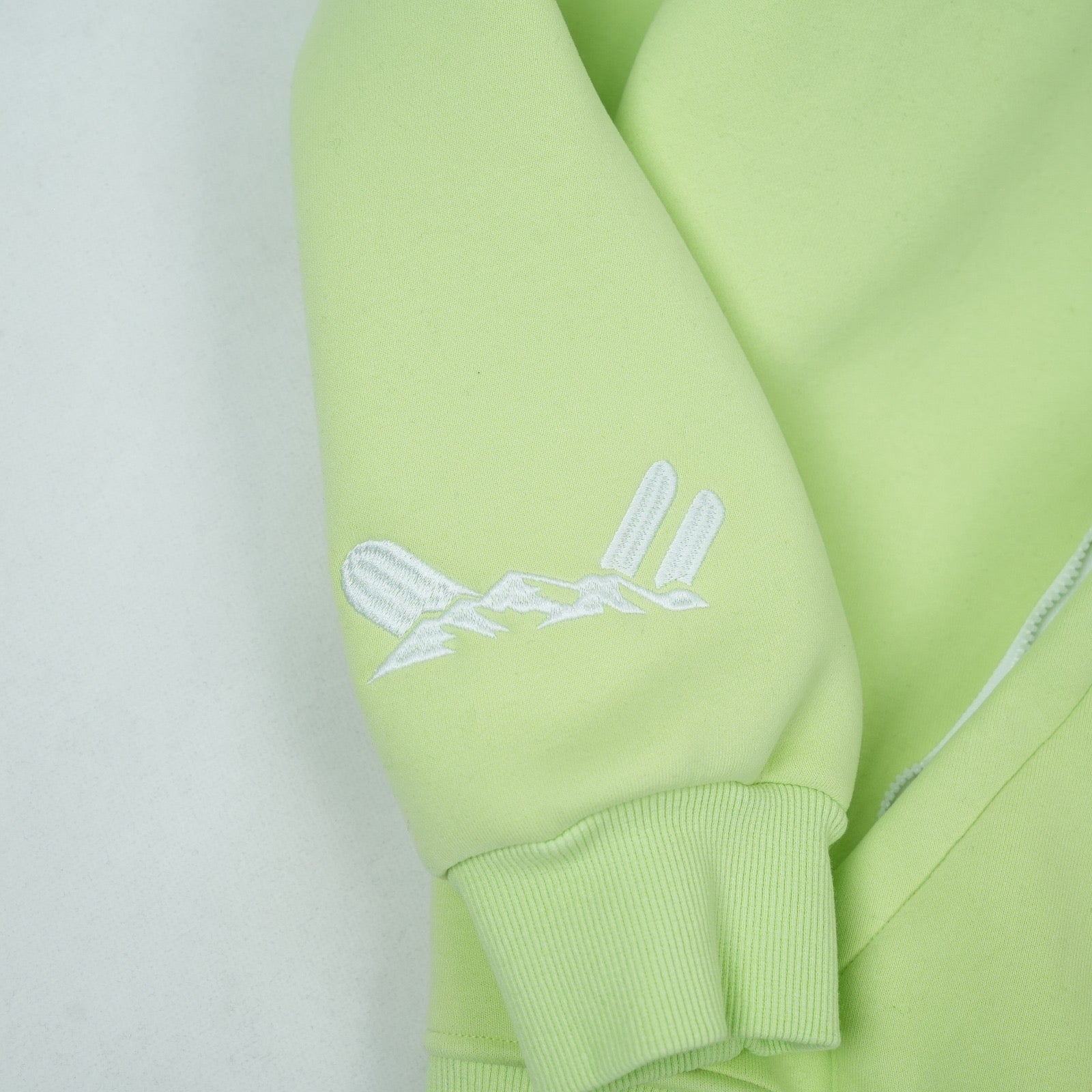 lime green dwr water resistant ultimate snow hoodie