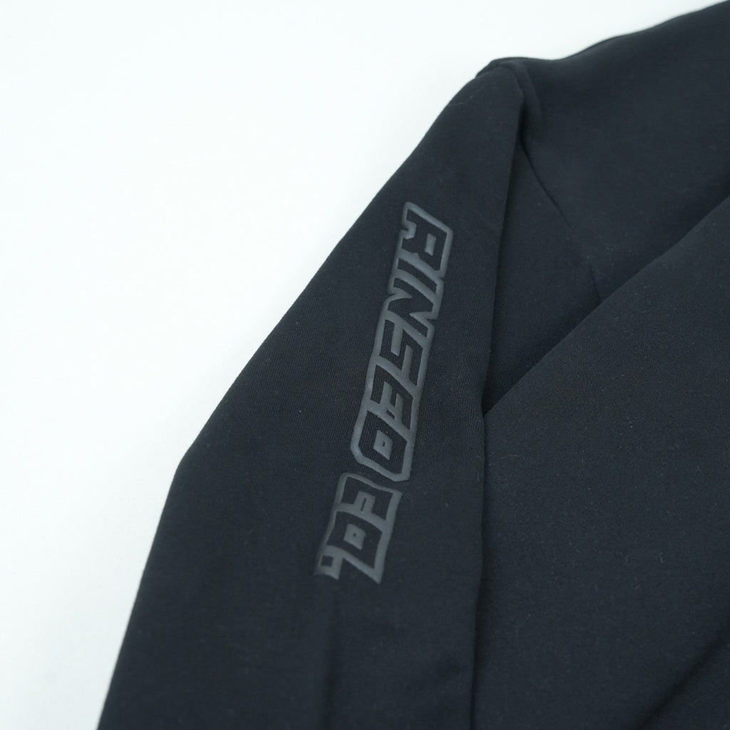 triple black rinsed reppin classic hoodie