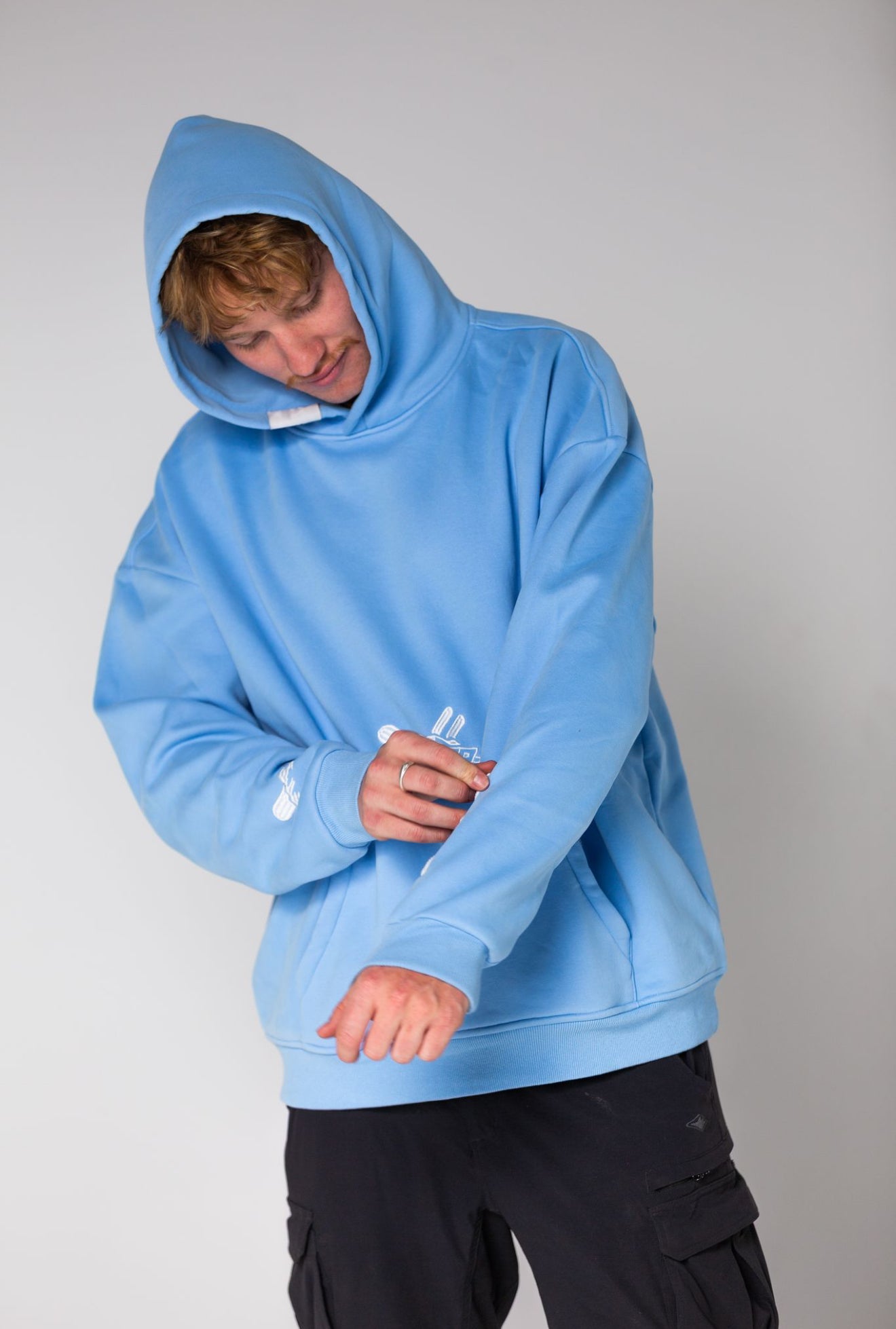 Baby blue ultimate snow hoodie
