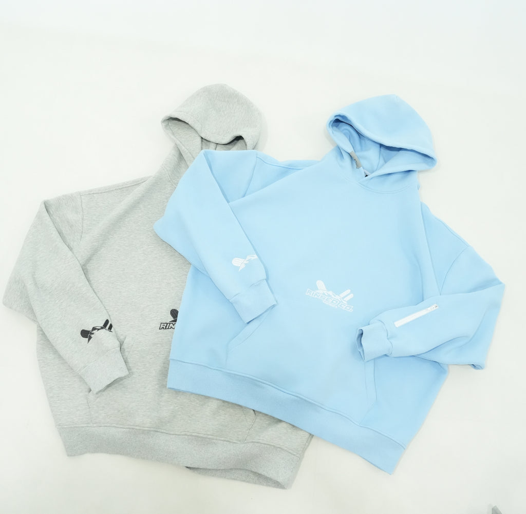 Baby blue ultimate snow hoodie (early November pre order)