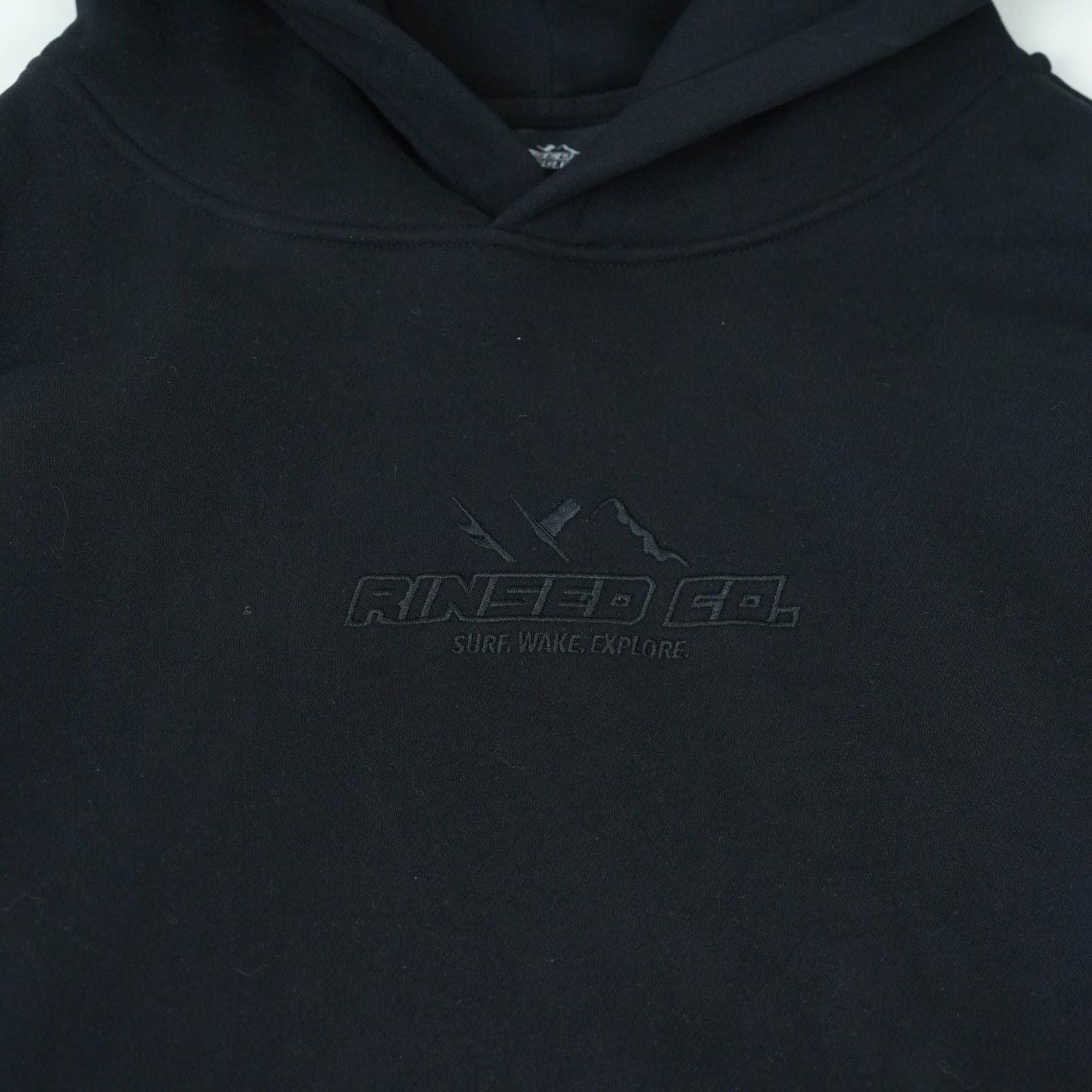 triple black rinsed reppin classic hoodie
