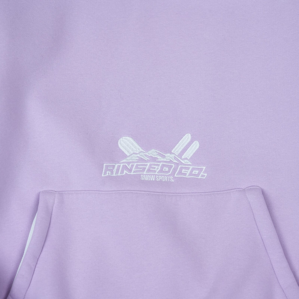 lavender purple dwr water resistant ultimate snow hoodie