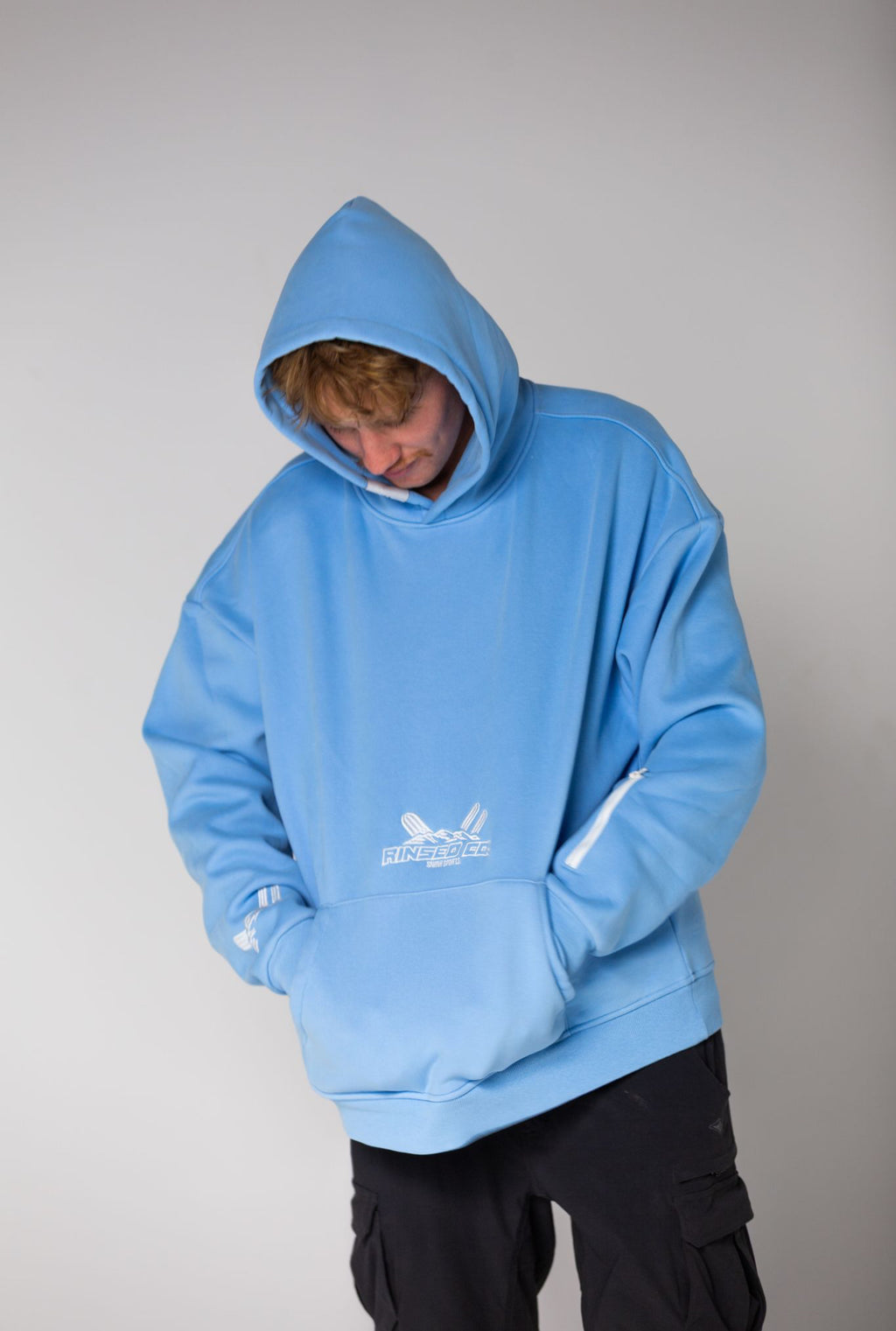 Baby blue ultimate snow hoodie