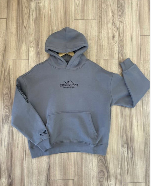 slate grey rinsed reppin classic hoodie