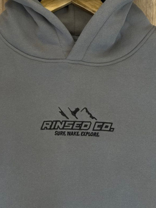 slate grey rinsed reppin classic hoodie