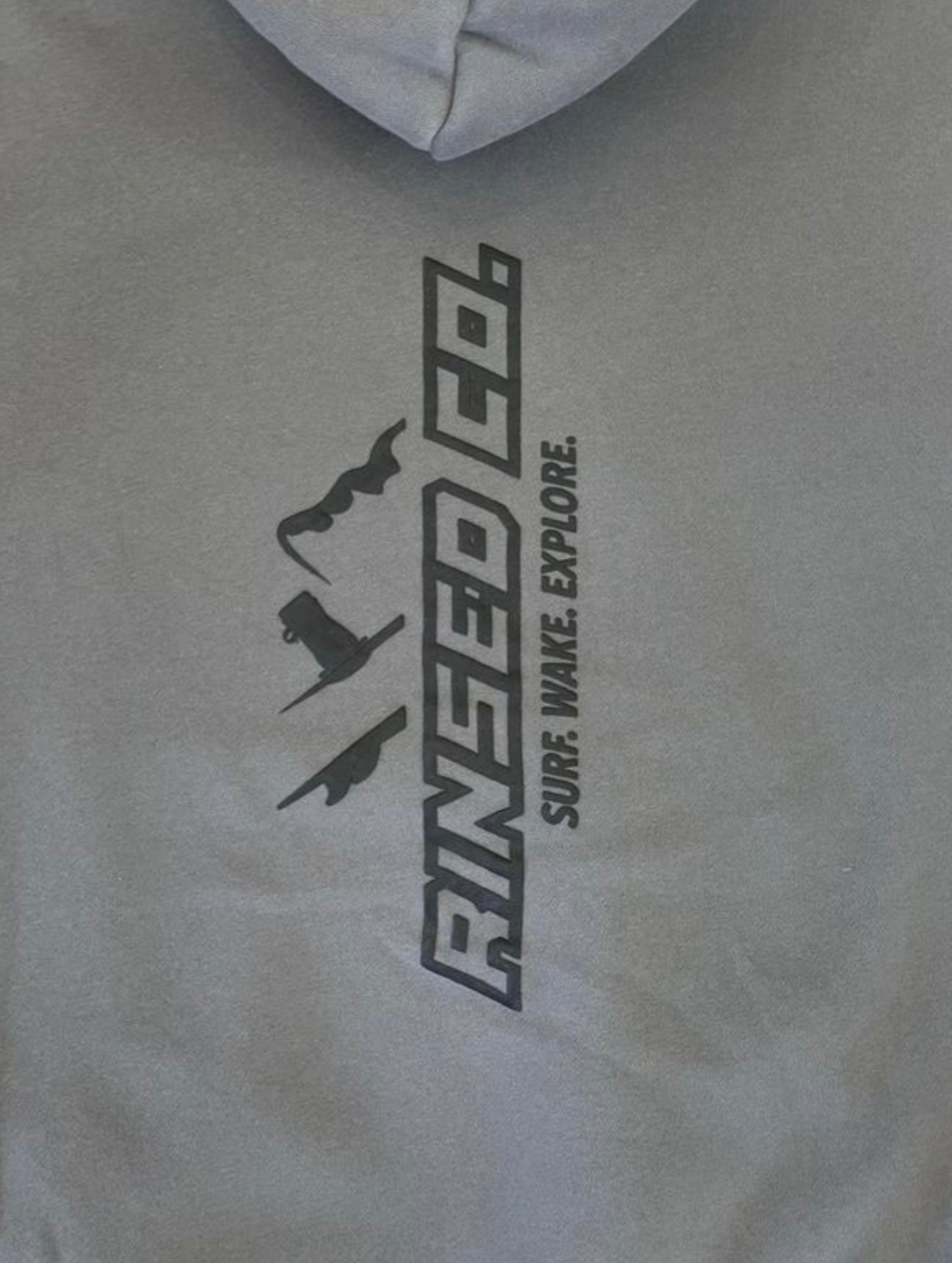 slate grey rinsed reppin classic hoodie
