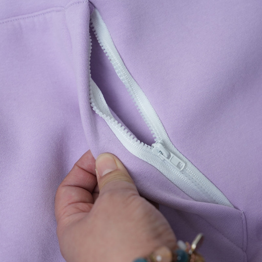 lavender purple dwr water resistant ultimate snow hoodie