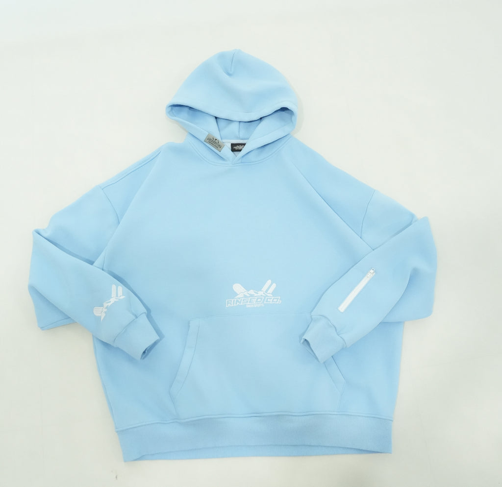 Baby blue ultimate snow hoodie (early November pre order)