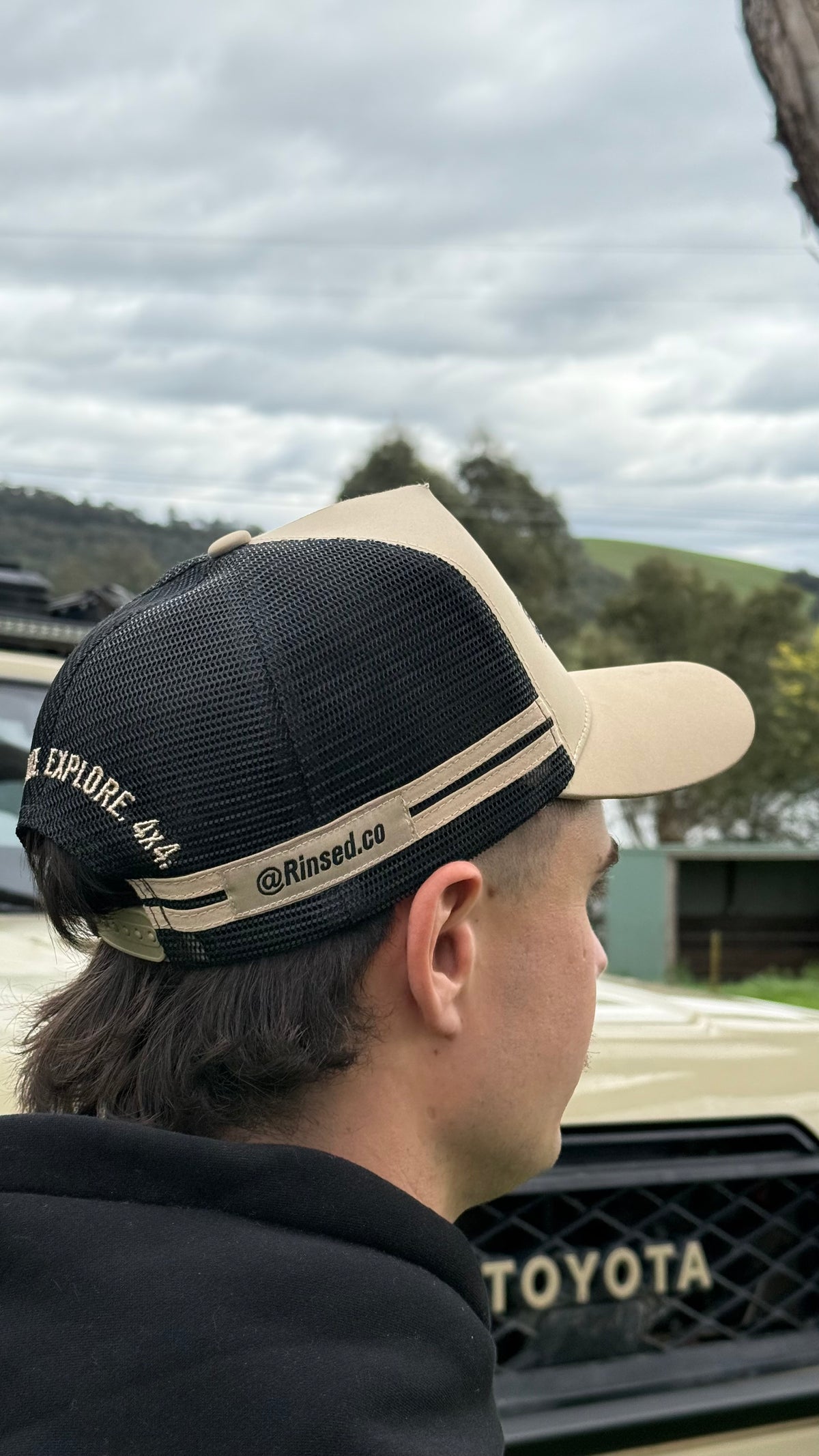 Cambie x Rinsed sandy the world CTC Trucker