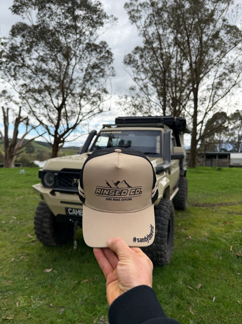 Cambie x Rinsed sandy the world CTC Trucker