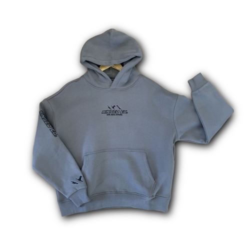Rinsed Hoodie Slate Grey